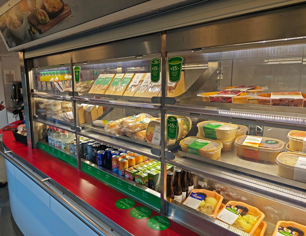 食堂車のメニュー