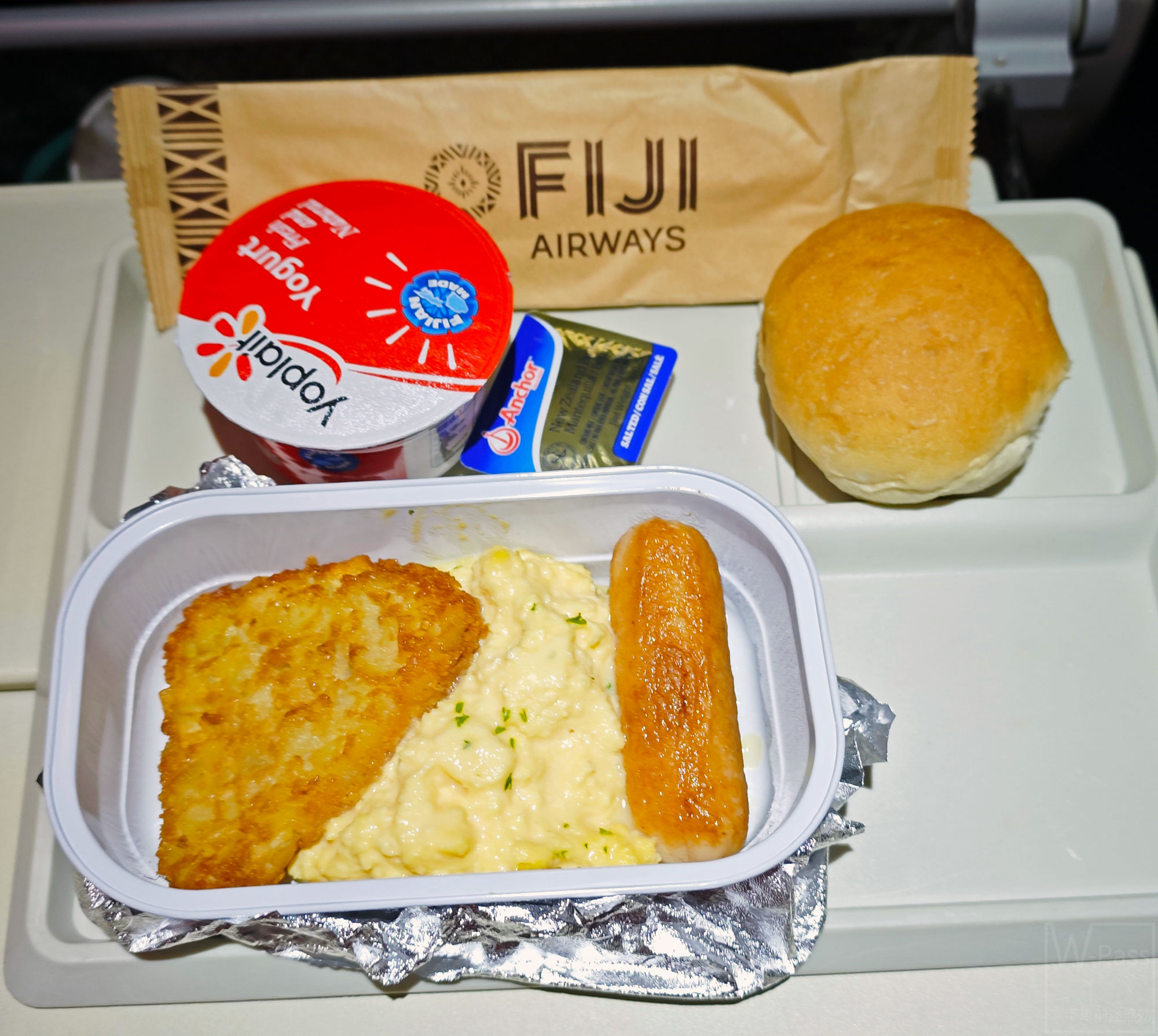 フィジーエアウェイズFJ351便の朝食